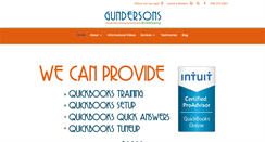 Desktop Screenshot of gundersonsbookkeeping.com